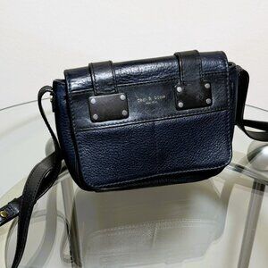 Rag & Bone mini pilot crossbody bag blue leather